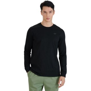 Koszulka męska 4F Longsleeve M432 głęboka czerń 4FWMM00TLONM432 20S