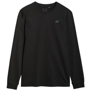 Koszulka męska 4F Longsleeve M432 głęboka czerń 4FWMM00TLONM432 20S