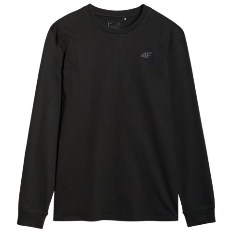 Koszulka męska 4F Longsleeve M432 głęboka czerń 4FWMM00TLONM432 20S Koszulka męska 4F Longsleeve M432 głęboka czerń 4FWMM00TLONM432 20S