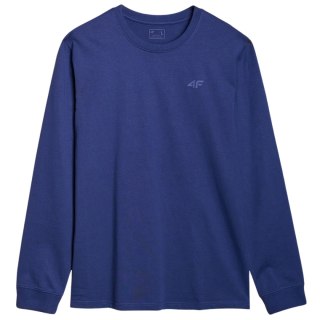 Koszulka męska 4F Longsleeve M432 granatowa 4FWMM00TLONM432 031S