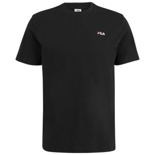 Koszulka męska Fila Laas Regular Tee czarna FAM0874 80010