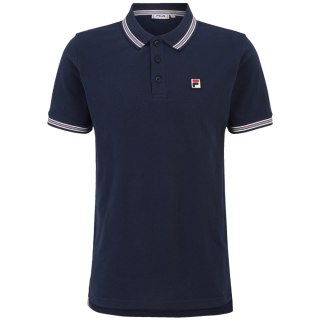 Koszulka męska polo Fila Lubbeek granatowa FAM0898 50004