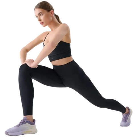 Legginsy damskie 4F F306 głęboka czerń 4FRSS25TFTIF306 20S Legginsy damskie 4F F306 głęboka czerń 4FRSS25TFTIF306 20S