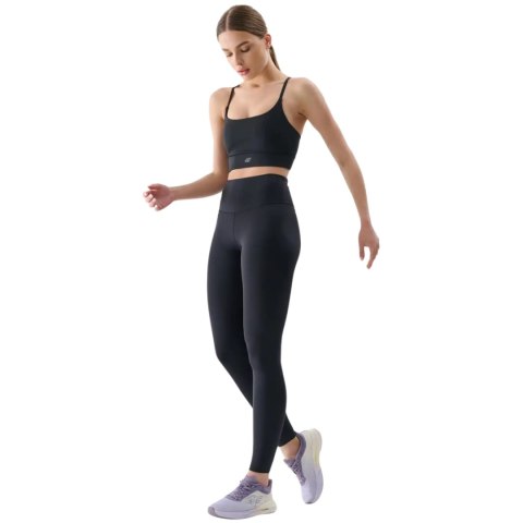 Legginsy damskie 4F F306 głęboka czerń 4FRSS25TFTIF306 20S Legginsy damskie 4F F306 głęboka czerń 4FRSS25TFTIF306 20S