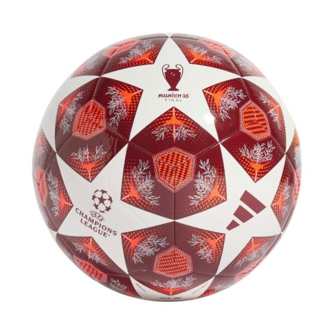 Piłka nożna adidas UCL Club 24/25 Knockout Stages czerwono-biała JH1284 Piłka nożna adidas UCL Club 24/25 Knockout Stages czerwono-biała JH1284