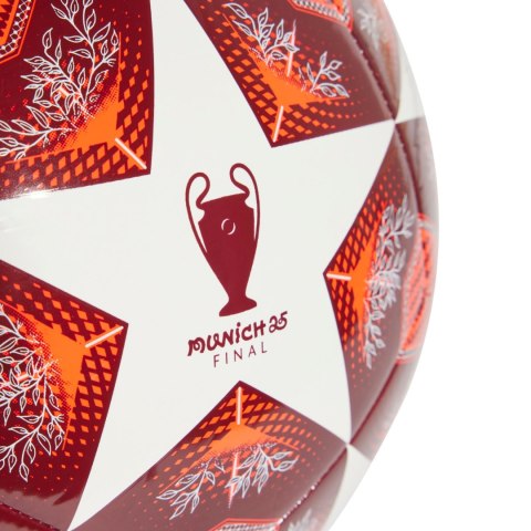 Piłka nożna adidas UCL Club 24/25 Knockout Stages czerwono-biała JH1284 Piłka nożna adidas UCL Club 24/25 Knockout Stages czerwono-biała JH1284