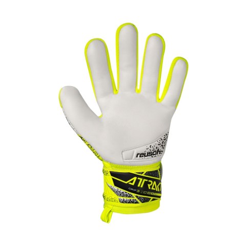 Rękawice bramkarskie Reusch Attrakt Grip Junior żółto-czarne 5572815 2014
