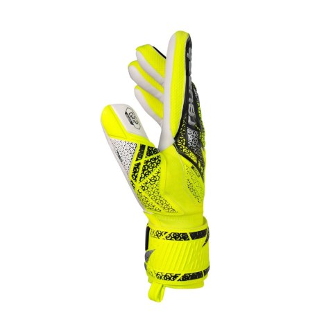 Rękawice bramkarskie Reusch Attrakt Grip Junior żółto-czarne 5572815 2014