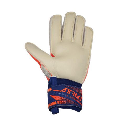 Rękawice bramkarskie Reusch Attrakt Solid biało-pomarańczowe 5570516 2500 Rękawice bramkarskie Reusch Attrakt Solid biało-pomarańczowe 5570516 2500