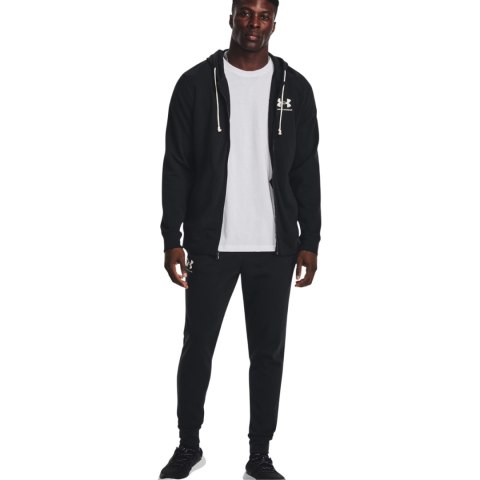Spodnie męskie Under Armour Rival Terry Jogger czarne 1380843 001 Spodnie męskie Under Armour Rival Terry Jogger czarne 1380843 001