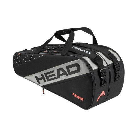 Torba tenisowa Head Team Racquet Bag L czarno-srebrna 262214 Torba tenisowa Head Team Racquet Bag L czarno-srebrna 262214
