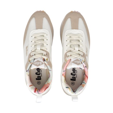 Buty damskie Lee Cooper beżowo-białe LCW-25-03-3376LA Buty damskie Lee Cooper beżowo-białe LCW-25-03-3376LA