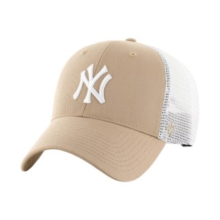 Czapka z daszkiem dla dzieci '47 New York Yankees MVP Branson ciemnobeżowo-biała B-BRANS17CTP-KHH-KIDS