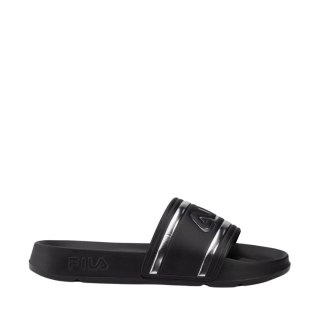 Klapki damskie Fila Morro Bay Logo czarno-szare FFW0102 83162