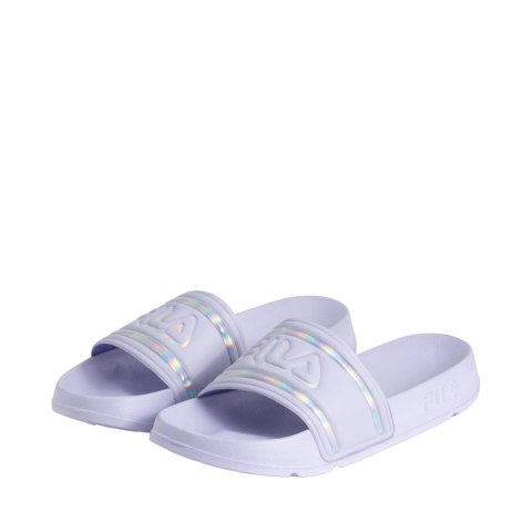 Klapki damskie Fila Morro Bay Logo fioletowe FFW0102 43276 Klapki damskie Fila Morro Bay Logo fioletowe FFW0102 43276