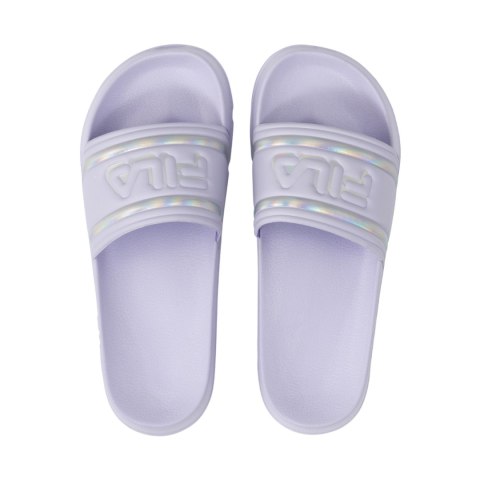 Klapki damskie Fila Morro Bay Logo fioletowe FFW0102 43276 Klapki damskie Fila Morro Bay Logo fioletowe FFW0102 43276