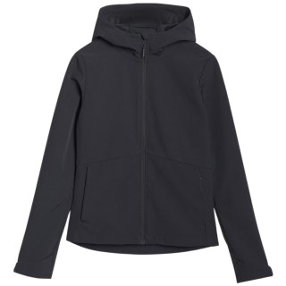Kurtka damska softshell 4F F320 głęboka czerń 4FWSS25TSOFF320 20S