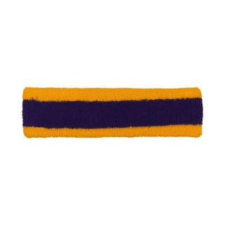 Opaska na głowę Nike Swoosh fioletowo-żółta N0001544730