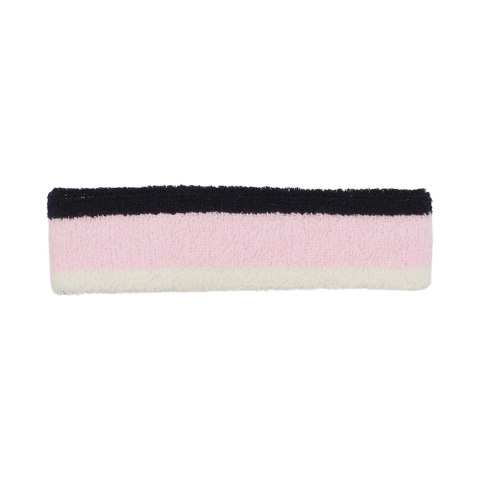 Opaska na głowę Nike Swoosh różowo-czarno-biała N0001544641