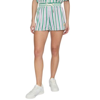 Spodenki damskie Fila Lassance zielono-kremowe FAW1002 13382