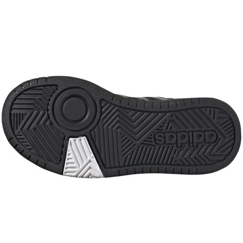 Buty dla dzieci adidas Hoops 3.0 K czarne GZ9671 Buty dla dzieci adidas Hoops 3.0 K czarne GZ9671