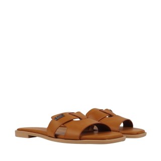 Klapki damskie Lee Estill Slider Low brązowe 50251024 35A