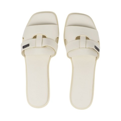 Klapki damskie Lee Estill Slider Low kremowe 50251024 33F Klapki damskie Lee Estill Slider Low kremowe 50251024 33F