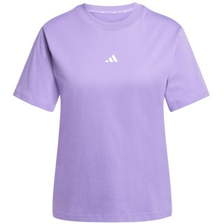 Koszulka damska adidas Essentials Small Logo Cotton fioletowa JI6076