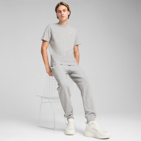 Koszulka męska Puma Ess Elevated Tee szara 684726 04 Koszulka męska Puma Ess Elevated Tee szara 684726 04