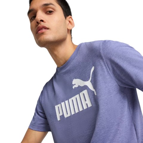 Koszulka męska Puma Ess No.1 Logo Heathear Tee fioletowa 682551 46 Koszulka męska Puma Ess No.1 Logo Heathear Tee fioletowa 682551 46