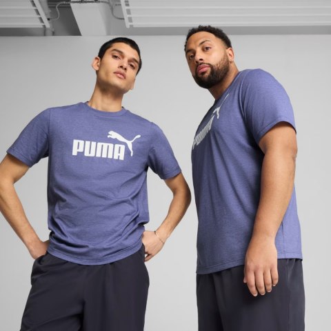 Koszulka męska Puma Ess No.1 Logo Heathear Tee fioletowa 682551 46 Koszulka męska Puma Ess No.1 Logo Heathear Tee fioletowa 682551 46