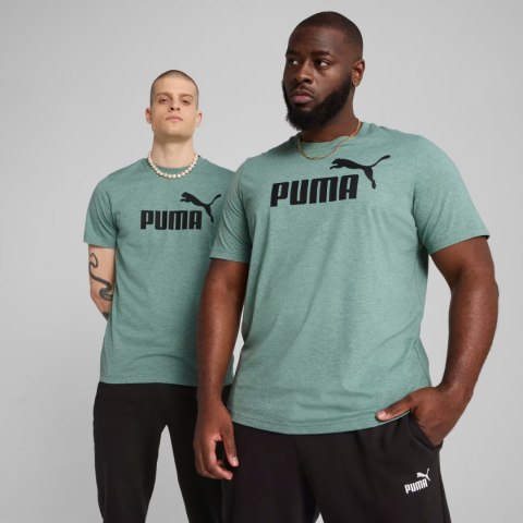 Koszulka męska Puma Ess No.1 Logo Heathear Tee zielona 682551 30 Koszulka męska Puma Ess No.1 Logo Heathear Tee zielona 682551 30