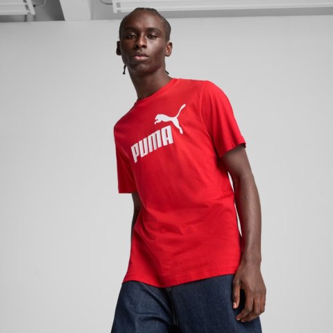 Koszulka męska Puma Ess No.1 Logo Tee czerwona 682532 11 Koszulka męska Puma Ess No.1 Logo Tee czerwona 682532 11