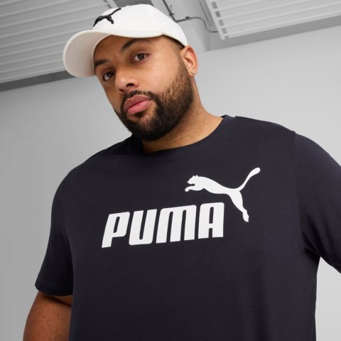 Koszulka męska Puma Ess No.1 Logo Tee granatowa 682532 16 Koszulka męska Puma Ess No.1 Logo Tee granatowa 682532 16