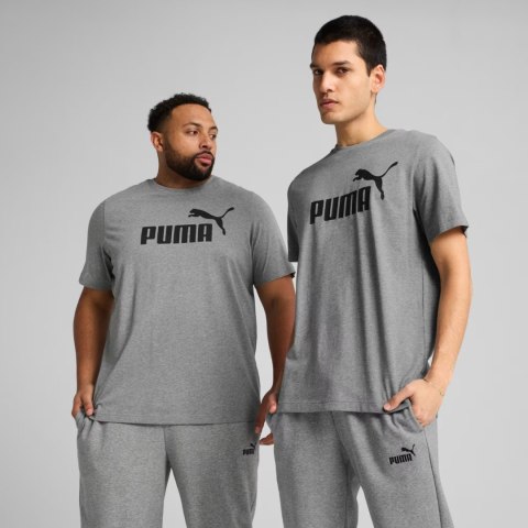 Koszulka męska Puma Ess No.1 Logo Tee szara 682532 03 Koszulka męska Puma Ess No.1 Logo Tee szara 682532 03