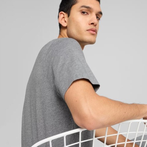 Koszulka męska Puma Ess No.1 Logo Tee szara 682532 03 Koszulka męska Puma Ess No.1 Logo Tee szara 682532 03