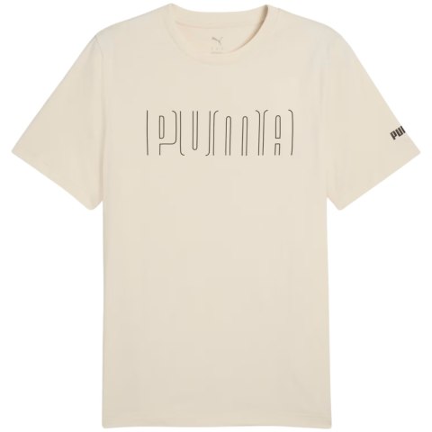 Koszulka męska Puma Sport Graphic Tee beżowa 684617 87 Koszulka męska Puma Sport Graphic Tee beżowa 684617 87