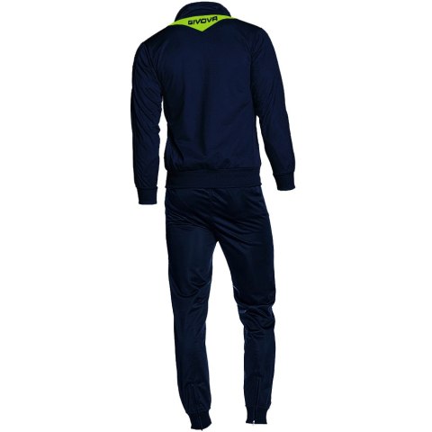 Dres Givova Tuta Visa Fluo granatowo-zielony TR018F 0419 Dres Givova Tuta Visa Fluo granatowo-zielony TR018F 0419