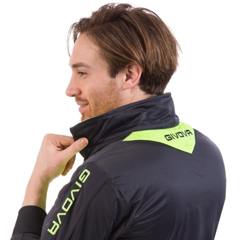 Dres Givova Tuta Visa Fluo granatowo-zielony TR018F 0419 Dres Givova Tuta Visa Fluo granatowo-zielony TR018F 0419