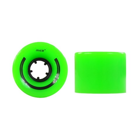 Kółka Mico do deskorolki plastikowej 60x45mm 4szt zielone Kółka Mico do deskorolki plastikowej 60x45mm 4szt zielone