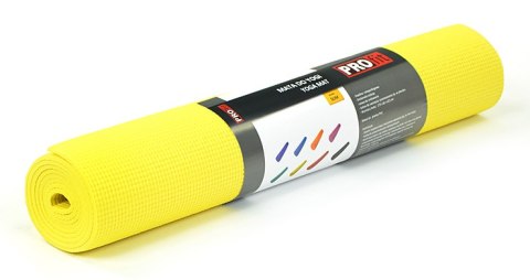 Mata do yogi Profit Slim 173x61x0,5cm żółta DK 2203 Mata do yogi Profit Slim 173x61x0,5cm żółta DK 2203