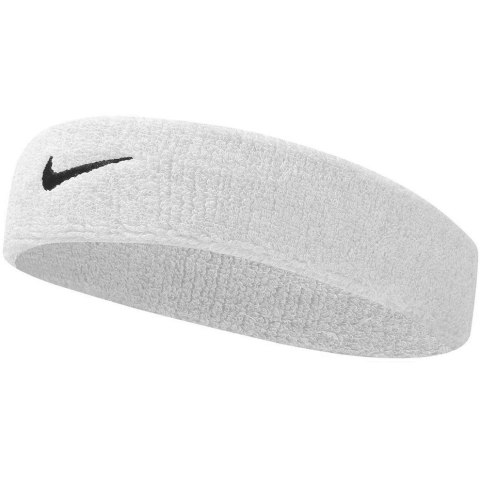 Opaska na głowę Nike Swoosh biała NNN07101OS Opaska na głowę Nike Swoosh biała NNN07101OS