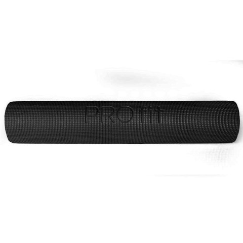 Mata do yogi Profit Slim 173x61x0,5cm czarna DK 2203 Mata do yogi Profit Slim 173x61x0,5cm czarna DK 2203