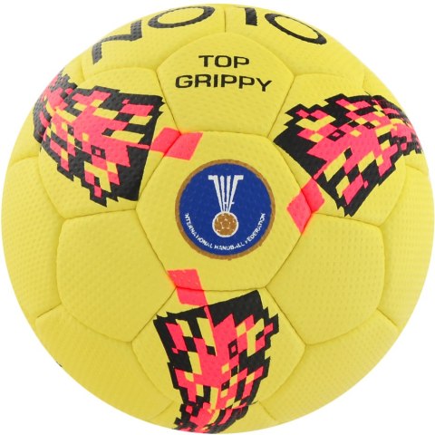 Piłka ręczna NO10 Top Grippy 0 żółta 56047-0 Piłka ręczna NO10 Top Grippy 0 żółta 56047-0