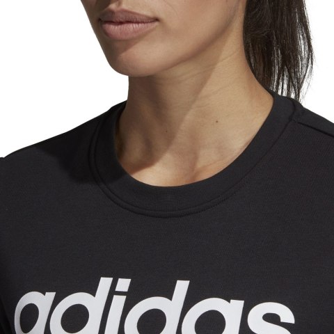 Bluza damska adidas W Essentials Linear Sweat czarna DP2363 Bluza damska adidas W Essentials Linear Sweat czarna DP2363