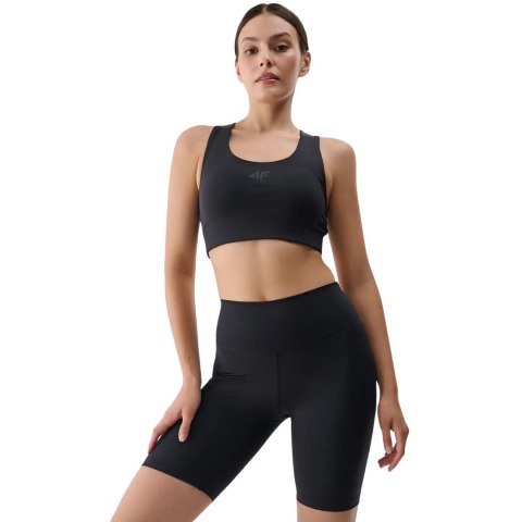 Legginsy damskie 4F F020 głęboka czerń 4FRSS25TFSTF020 20S Legginsy damskie 4F F020 głęboka czerń 4FRSS25TFSTF020 20S