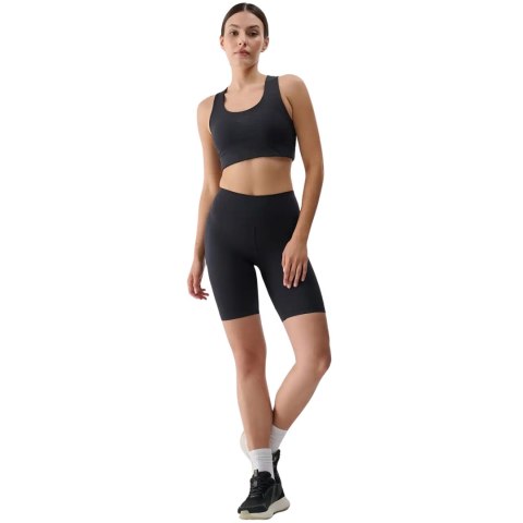 Legginsy damskie 4F F020 głęboka czerń 4FRSS25TFSTF020 20S Legginsy damskie 4F F020 głęboka czerń 4FRSS25TFSTF020 20S