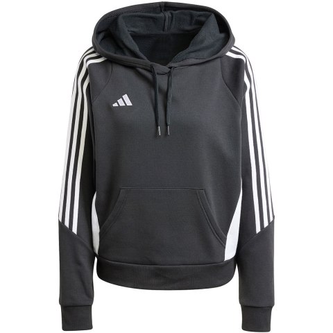 Bluza damska adidas Tiro 24 Hooded czarna IJ5607 Bluza damska adidas Tiro 24 Hooded czarna IJ5607