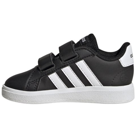 Buty dla dzieci adidas Grand Court 2.0 Hook and Loop czarne GW6523 Buty dla dzieci adidas Grand Court 2.0 Hook and Loop czarne GW6523