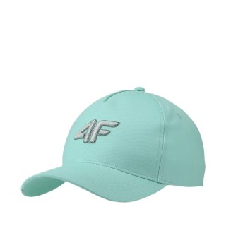 Czapka z daszkiem dla dzieci 4F U388 miętowa 4FJWSS25ACABU388 47S